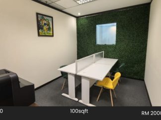Office Space Rental @ Menara Keck Seng, Bukit Bintang (3-4pax)