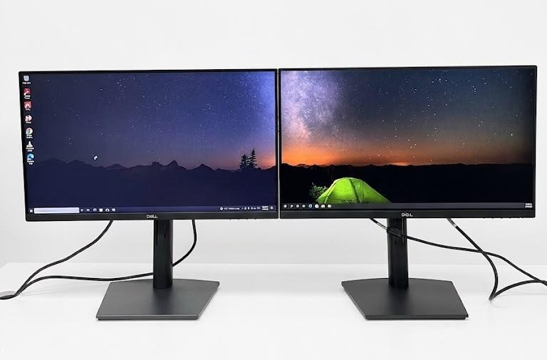24 inch Monitor Dual Display (Standard Stand) Rental