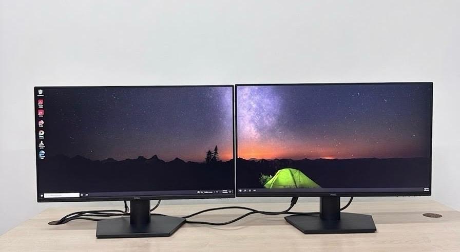 27 inch Monitor Dual Display (Standard Stand) Rental